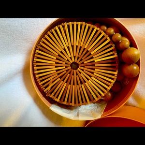 NWT—Cult Gaia Luna Bag Natural bag